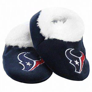 Nfl Houston Texans Baby Slippers size large Equivalent‎ 6/9 months infant